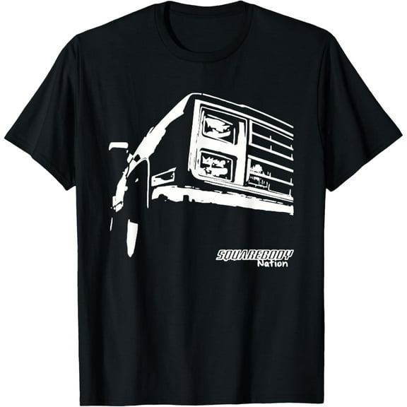 t-shirt Square Body Nation Tees - Squarebody - Truck Lovers T-Shirt mens，black，women，funny，journey，Crew Neck, Short Sleeve,printing