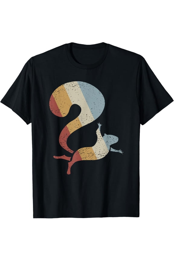 t-shirt Squirrel Retro Style Vintage T-Shirt mens,black,women,funny,journey,Crew Neck, Short Sleeve,printing