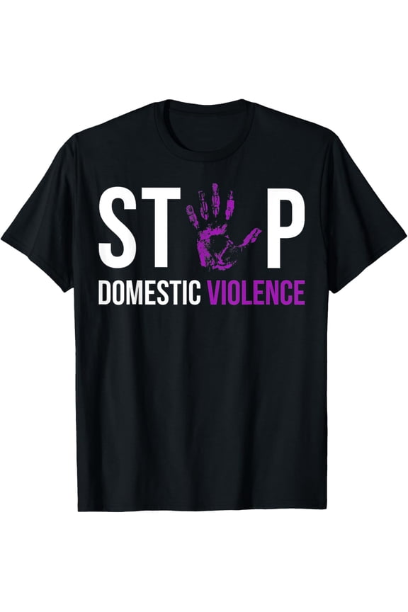 t-shirt Stop Domestic Violence Awareness Survivor Gift Design T-Shirt.