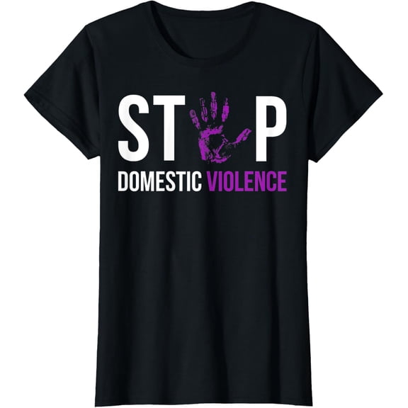 t-shirt Stop Domestic Violence Awareness Survivor Gift Design T-Shirt.