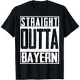 thumbnail image 1 of t-shirt Straight Outta Bayern Munich Bavaria Oktoberfest T-Shirt mens，black，women，funny，journey，Crew Neck, Short Sleeve,custom clothing patterns.gift, 1 of 4