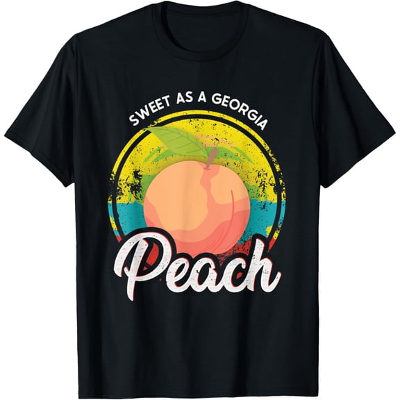 t-shirt Sweet As A Georgia Peach Funny GA Peach State T-Shirt.