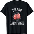 thumbnail image 1 of t-shirt Team Carnivore Keto Carnivore Meat Eater BBQ Beef T-Shirt mens t shirt，black，women，funny，misfits，men，journey, 1 of 4