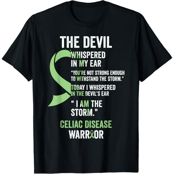 t-shirtThe Devil- Celiac Disease Awareness Support Ribbon T-Shirt mens t shirt,black,women,funny,misfits,men,journey
