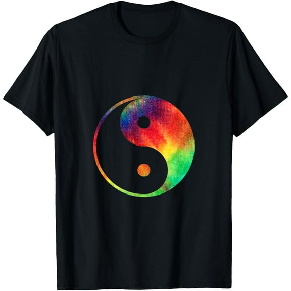 t-shirt Tie Dye Yin Yang Tie Dyed Peace Symbol Inner Peace T Shirt T-Shirt.