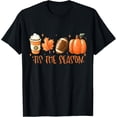 thumbnail image 1 of t-shirt Tis The Season Football Fall Coffee Pumpkin Autumn Women Men T-Shirt., 1 of 4