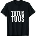 thumbnail image 1 of t-shirt Totus Tuus Catholic T-Shirt Blessed Virgin Mary Tee Shirt T-Shirt mens，black，women，funny，men，journey，Crew Neck, Short Sleeve,printing, 1 of 4