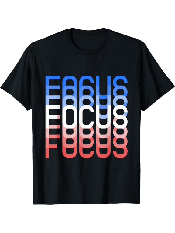 t-shirt Trippy Optical Illusion, Work hard Motivational Focus T-Shirt mens,black,women,funny,journey,Crew Neck, Short Sleeve,printing
