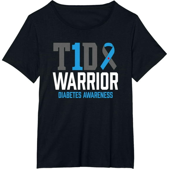 t-shirt Type 1 Diabetes Awareness T1D Warrior Type One Diabetic T-Shirt.