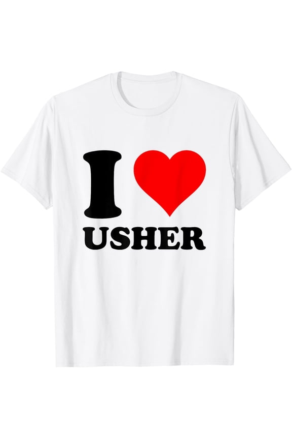 t-shirt Usher Retro For Ushers Retro First Name Personalized 80's T-ShirtMen and women can wear white T-shirts, gifts. Age: M,,L,XL,2XL,3XL, 4XL