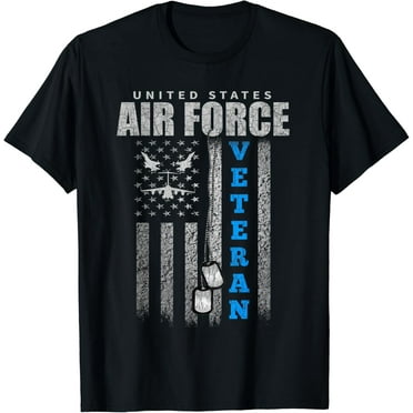 t-shirt Veteran Of The US Air Force USA Flag Veterans T-Shirt mens t shirt，black，women，funny，misfits，men，journey