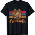 thumbnail image 1 of t-shirt Vintage Armenia Flag Family Crest - Armenian Country Gifts T-Shirt mens，black，women，funny，journey，Crew Neck, Short Sleeve,printing, 1 of 4