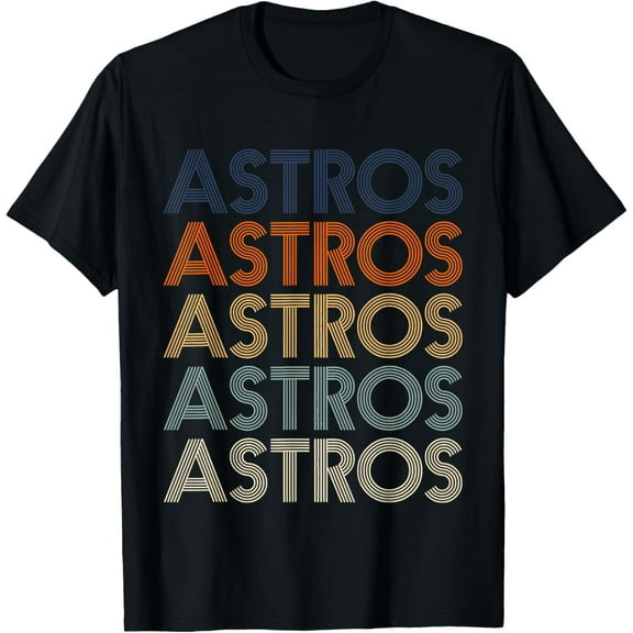 t-shirt Vintage Astros Retro Style 70s 80s First Name T-Shirt mens t shirt，black，women，funny，misfits，men，journey