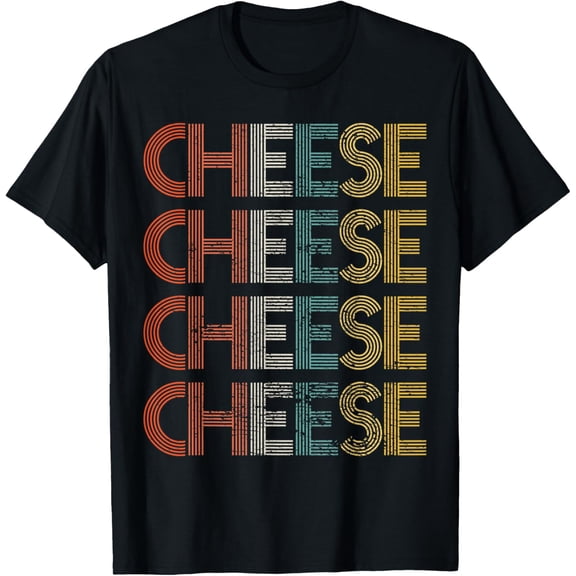 t-shirt Vintage Cheese T-Shirt mens，black，women，funny，journey，Crew Neck, Short Sleeve,printing