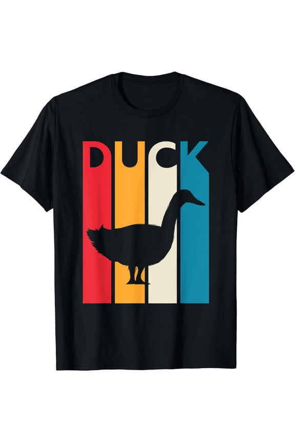 t-shirt Vintage Duck Shirt Retro Gift for Animal Lover Duck T-Shirt mens t shirt，black，women，funny，misfits，men，journey