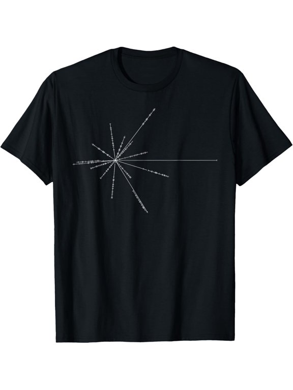 t-shirt Vintage Space Travel Probe Pulsar Map Pioneer Voyager Earth T-Shirt mens t shirt,black,women,funny,misfits,men,journey