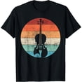 thumbnail image 1 of t-shirt Violin Violinist Musical Instrument Retro T-Shirt mens t shirt，black，women，funny，misfits，men，journey, 1 of 4
