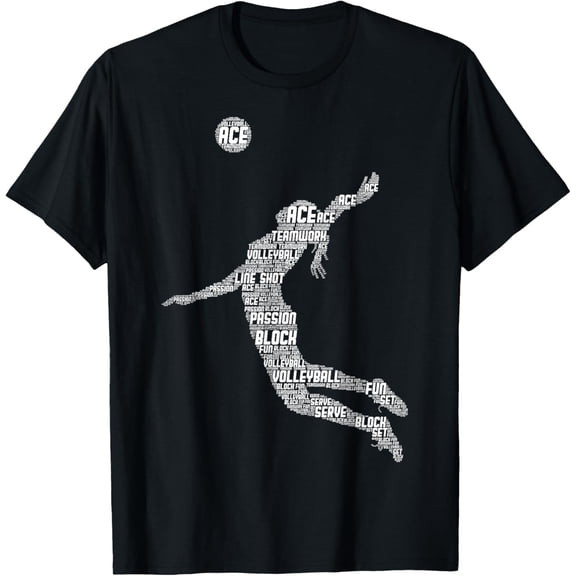 t-shirt Volleyball Teen Girl Women Youth Player T-Shirt.