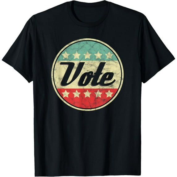 t-shirt Vote 2024 Midterm Election Gift Idea Voter Rights Graphic T-Shirt mens,black,women,funny,journey,Crew Neck, Short Sleeve,printing