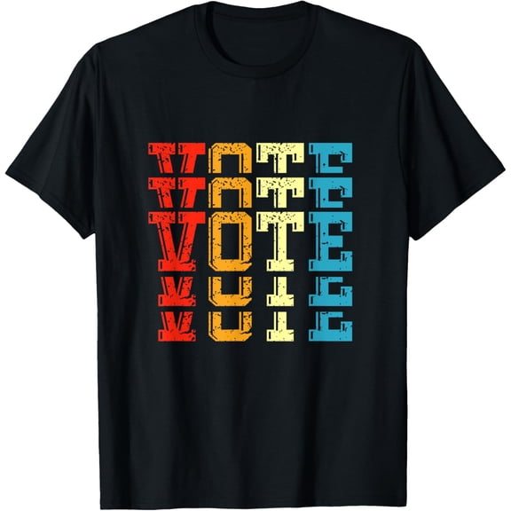 t-shirt Vote Vintage Voter Presidential Election 2024 Men Women T-Shirt mens,black,women,funny,journey,Crew Neck, Short Sleeve,printing