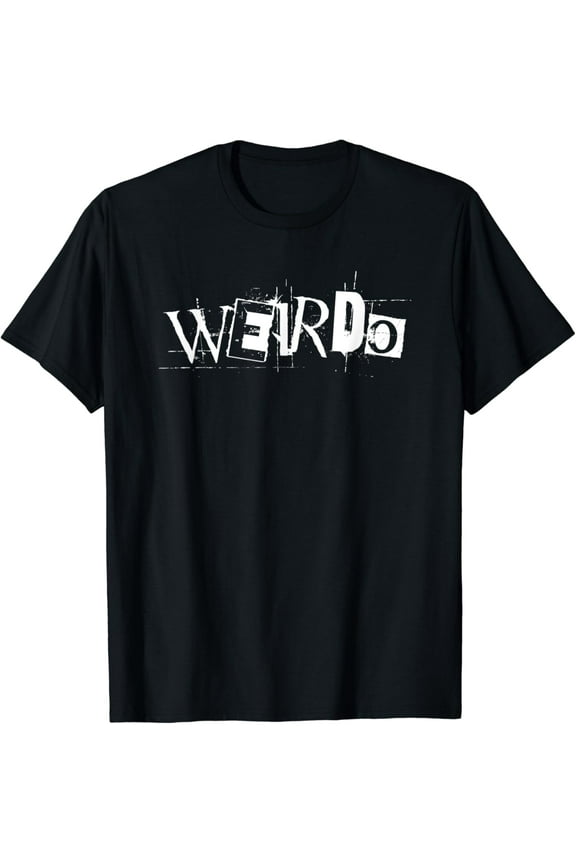 t-shirt WEIRDO Punk Emo Shirt | Funny Goth t-shirt mens t shirt,black,women,funny,misfits,men,journey