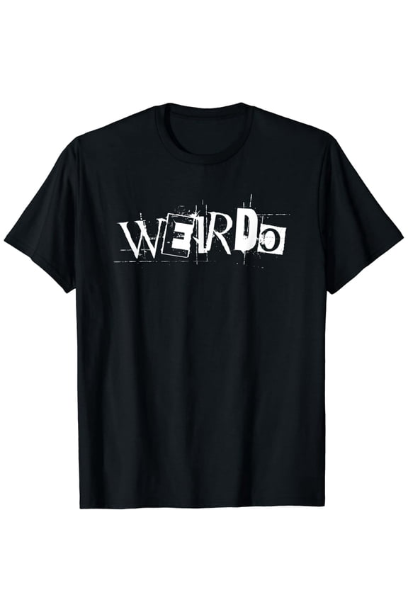 t-shirt WEIRDO Punk Emo Shirt | Funny Goth t-shirt mens t shirt,black,women,funny,misfits,men,journey