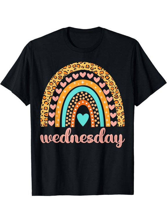 t-shirt Wednesday T-Shirt Wednesday Name Birthday Shirt Gift T-Shirt mens,black,women,funny,journey,Crew Neck, Short Sleeve,printing