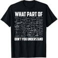 thumbnail image 1 of t-shirt What Part Of Don't You Understand | Funny Math Teacher Gift Short Sleeve T-Shirt, Black, Small,., 1 of 4