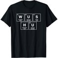 thumbnail image 1 of t-shirt Wushu Periodic Table Martial Arts Martial Artist Funny T-ShirtMen and women can wear, black T-shirts, gifts. Age: M,L，XL 2XL, 3XL, 4XL, 1 of 4