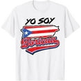 thumbnail image 1 of Yo Soy Boricua Puerto Rico Flag Puerto Rican Women Hispanic T-ShirtMen and women, Black T-shirt, size: Extra large S-4XL, 1 of 4
