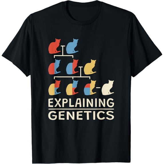 t-shirt explaining genetics teacher genomics biologist genetics T-Shirt mens t shirt,black,women,funny,misfits,men,journey