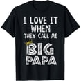 thumbnail image 1 of t-shirt i love it when you call me big papa shirt Hip Hop Rap Dad mens，black，women，funny，men，journey，Crew Neck, Short Sleeve,printing, 1 of 4