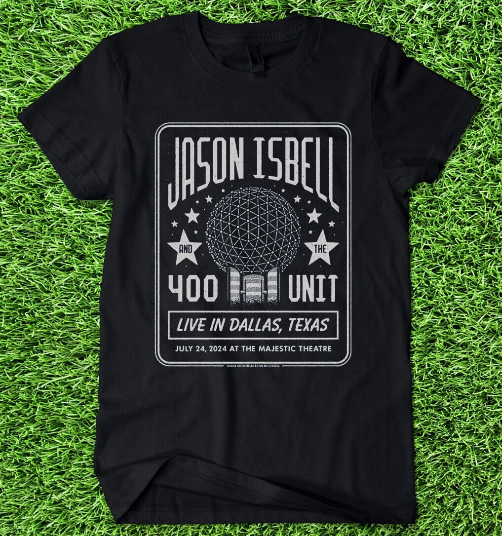 t shirt jason isbell and the 400 unit dallas, texas july 24, 2024 ...