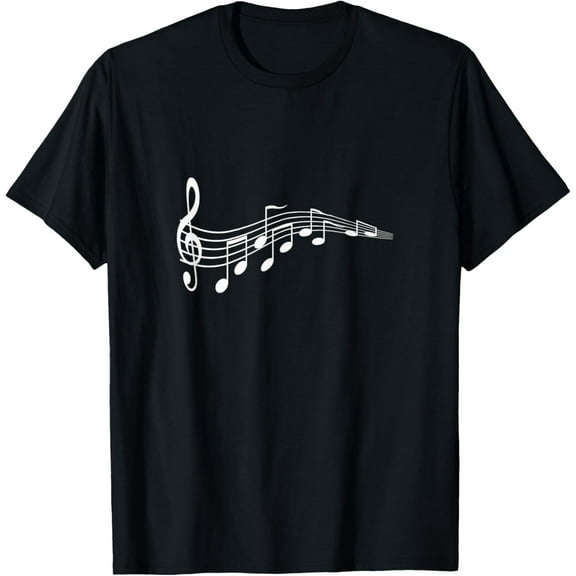 t-shirt musical notes Music Dad T-shirt text in treble clef t-shirt T-Shirt.