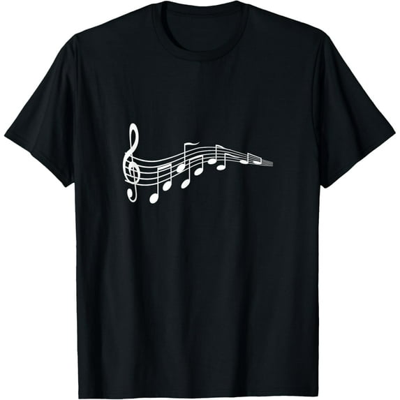 t-shirt musical notes Music Dad T-shirt text in treble clef t-shirt T-Shirt.
