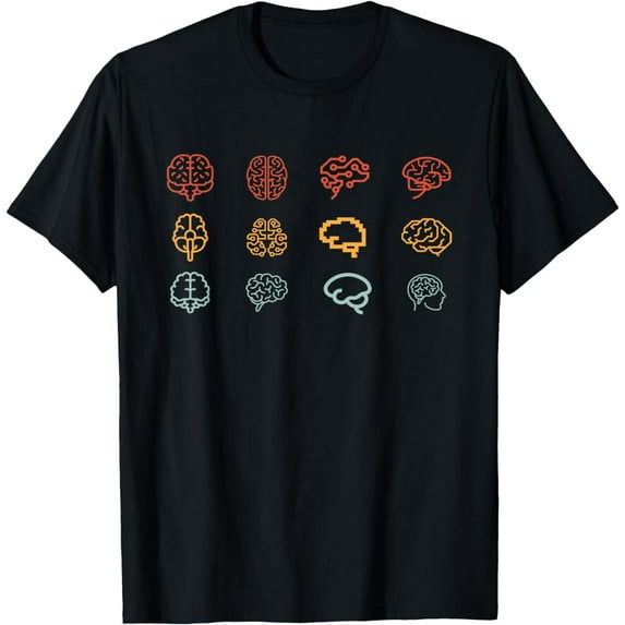 t-shirt neuroscience retro graphic brain science for neurologist T-Shirt mens t shirt,black,women,funny,misfits,men,journey