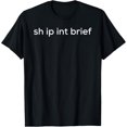 thumbnail image 1 of t-shirt sh ip int brief Network Engineer T-Shirt mens，black，women，funny，journey，Crew Neck, Short Sleeve,custom clothing patterns.gift, 1 of 4