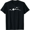 thumbnail image 1 of Airplane Over Mountains Gift for Pilots T-Shirt mens t shirt，black，women，funny，misfits，men，journey, 1 of 4