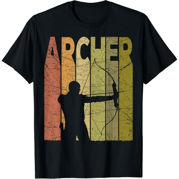 t-shirtArcher Vintage Bow Hunting Retro Archery Bowhunting T-Shirt mens t shirt，black，women，funny，misfits，men，journey