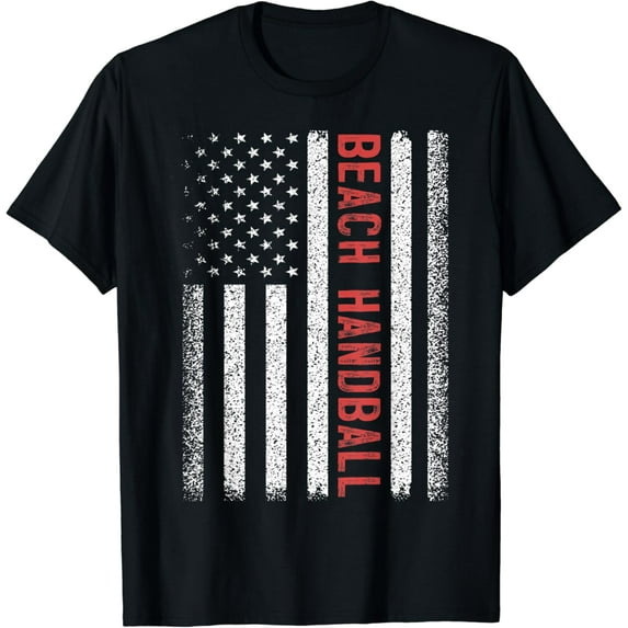 t-shirtBeach Handball American Flag 4th of July T-Shirt mens t shirt,black,women,funny,misfits,men,journey