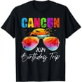 thumbnail image 1 of t-shirtBirthday Trip Cancun Mexico 2024 Summer Vacation Matching T-Shirt mens t shirt，black，women，funny，misfits，men，journey, 1 of 4