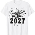 thumbnail image 1 of t-shirtClass of 2027 School Senior 2027 Graduation T-Shirt mens t shirt，white，women，funny，misfits，men，journey, 1 of 4