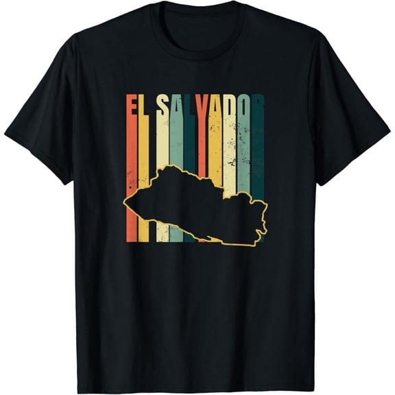 t-shirtEl Salvador Design Vintage Retro Gift T-Shirt mens t shirt，black，women，funny，misfits，men，journey