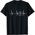 thumbnail image 1 of t-shirtFirst Responder Heartbeat EKG Pulse Medical EMT Paramedic T-Shirt mens t shirt，black，women，funny，misfits，men，journey, 1 of 3
