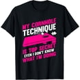 thumbnail image 1 of t-shirtFunny Cornhole Women Cornhole Player T-Shirt mens t shirt，black，women，funny，misfits，men，journey, 1 of 4