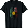 thumbnail image 1 of t-shirtKurdish American Flag T-Shirt - Kurdistan Shirt mens t shirt，black，women，funny，misfits，men，journey, 1 of 4