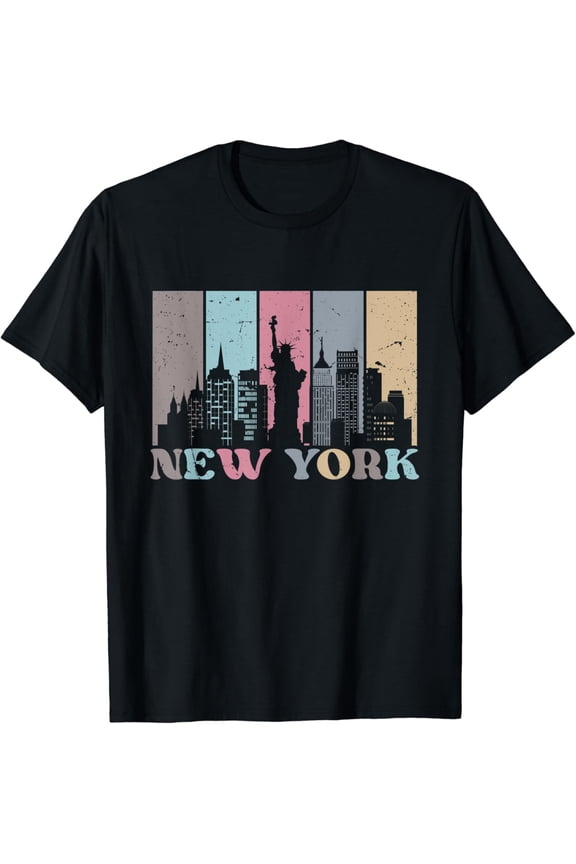 t-shirtOf Liberty T-Shirt Nyc New York City Manhattan Skylines Statue mens t shirt，black，women，funny，misfits，men，journey