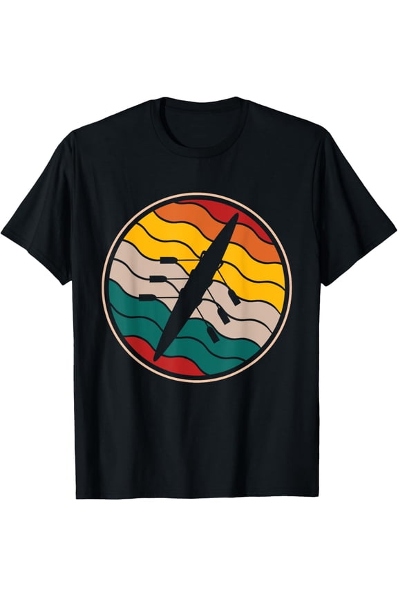 t-shirtRowing Crew Vintage Retro Design For Rowing Watersports T-Shirt mens t shirt，black，women，funny，misfits，men，journey