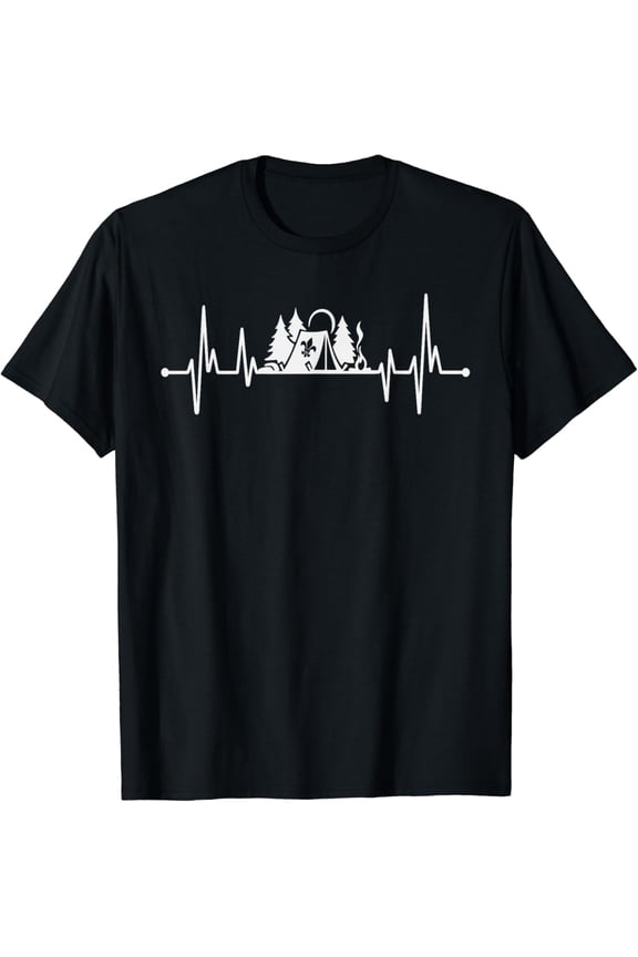 t-shirtScout Heartbeat EKG, Funny Scouting T-Shirt mens t shirt,black,women,funny,misfits,men,journey