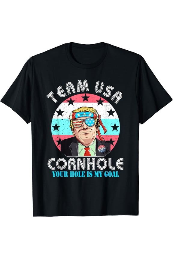 t-shirtUSA Cornhole Shirt | Team Cornhole Shirts | Funny Cornhole T-Shirt mens t shirt，black，women，funny，misfits，men，journey